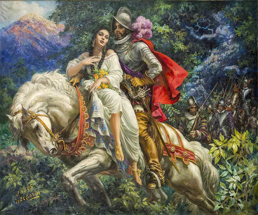 La Malinche, Jesús Helguera