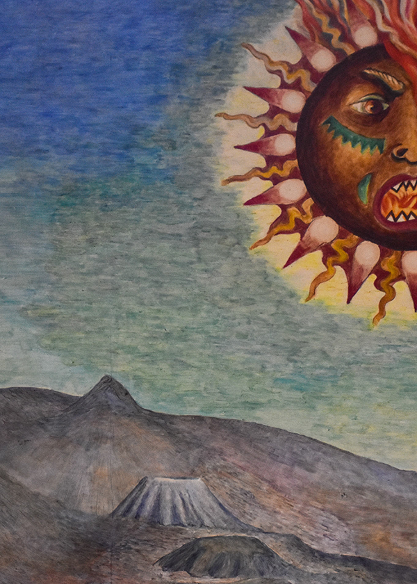 Volcan y sol