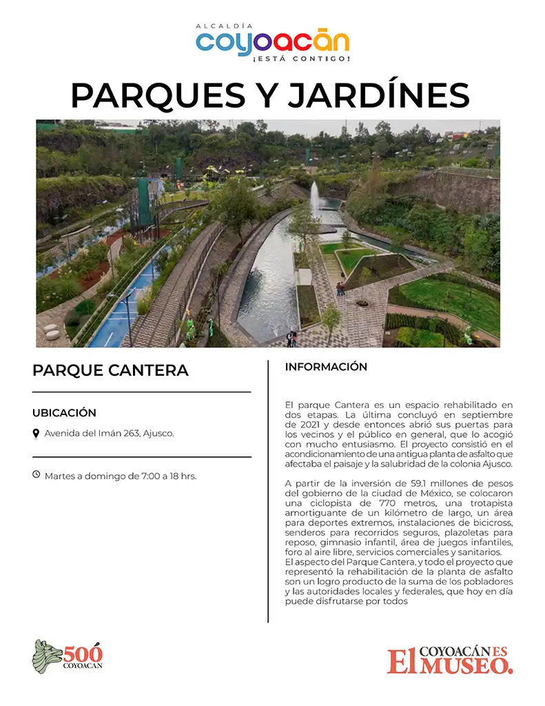 Cédula Parque Cantera