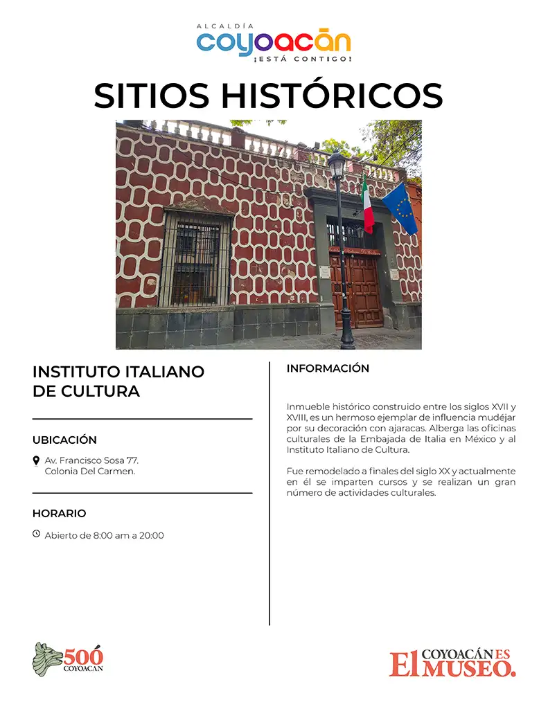 Cédula Instituto Italiano de Cultura