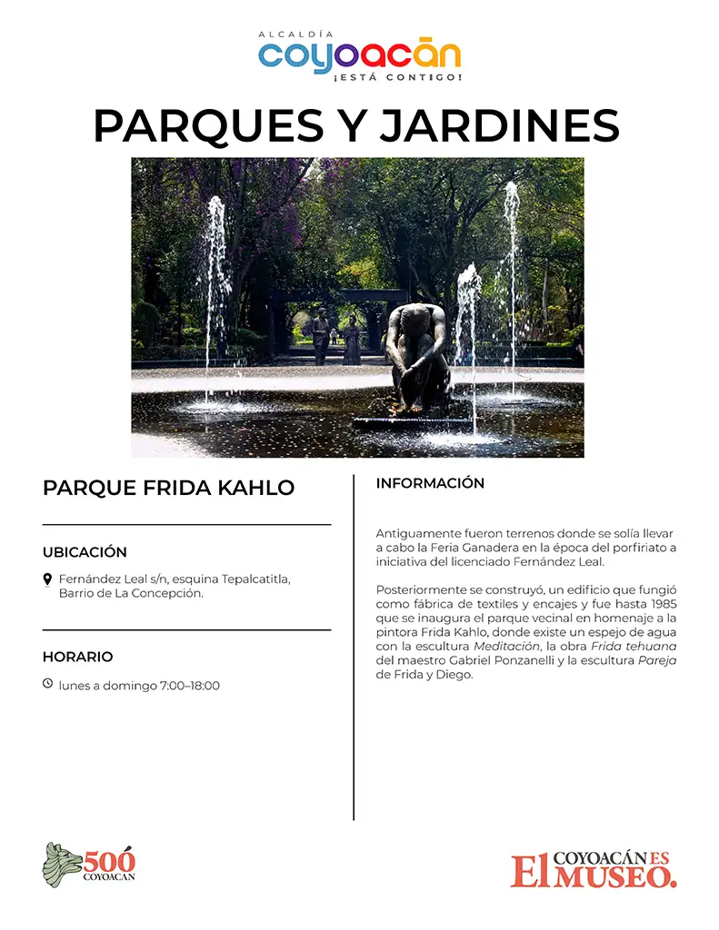 Cédula Parque Frida Kahlo