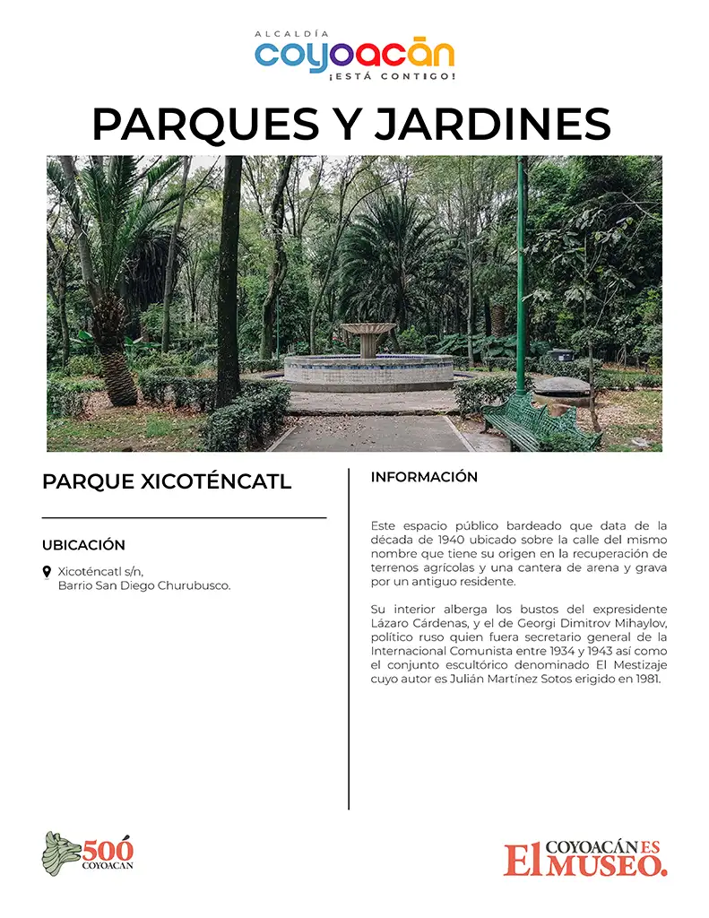 Cédula Parque Xicoténcatl