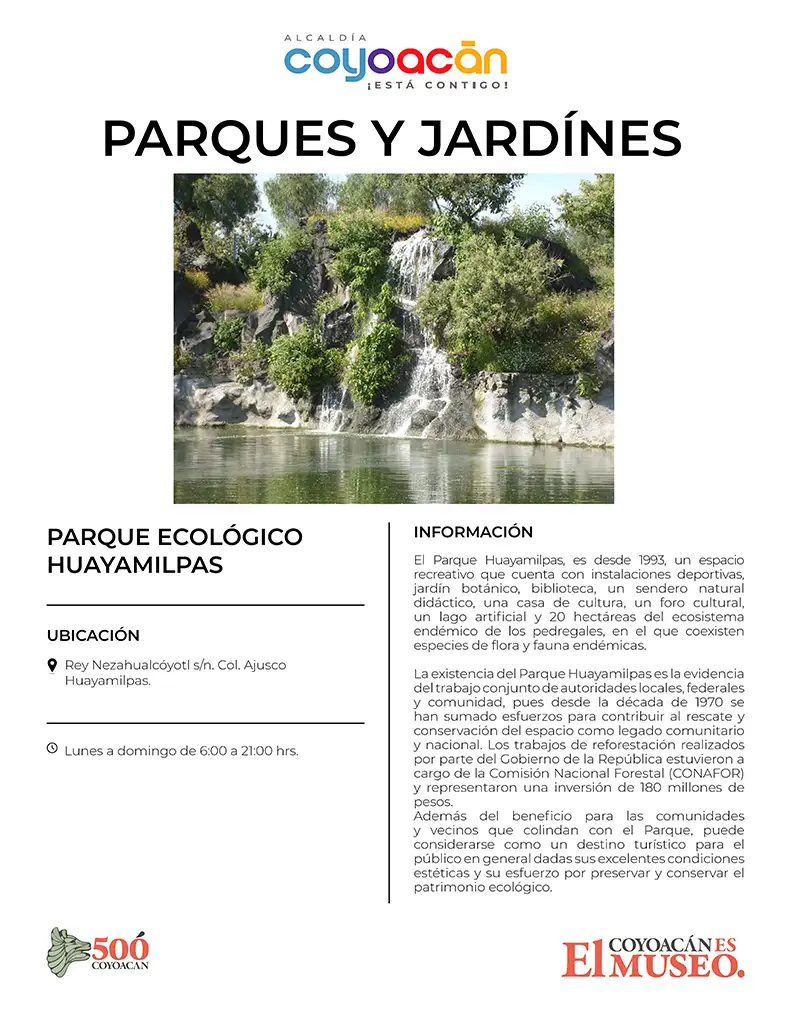 Cédula Parque Ecológico Huayamilpas