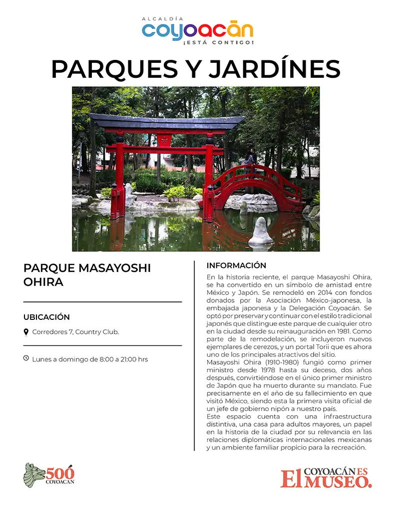Cédula Parque Masayoshi Ohira
