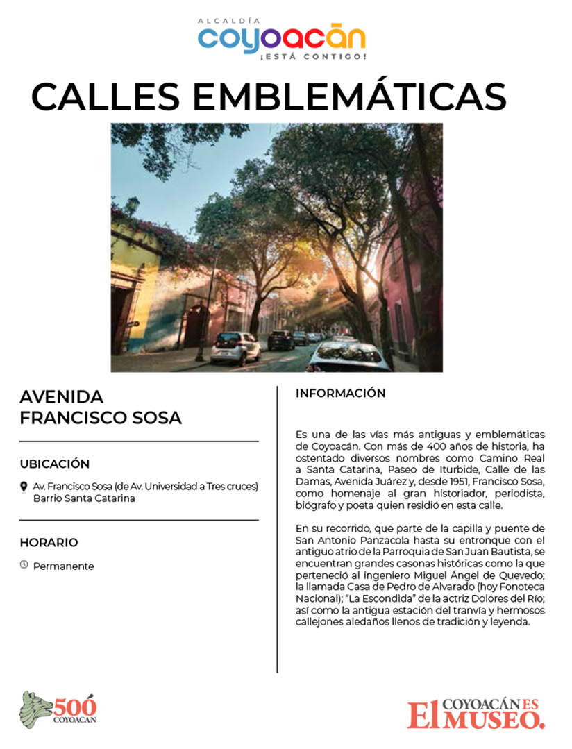 Cédula Avenida Francisco Sosa