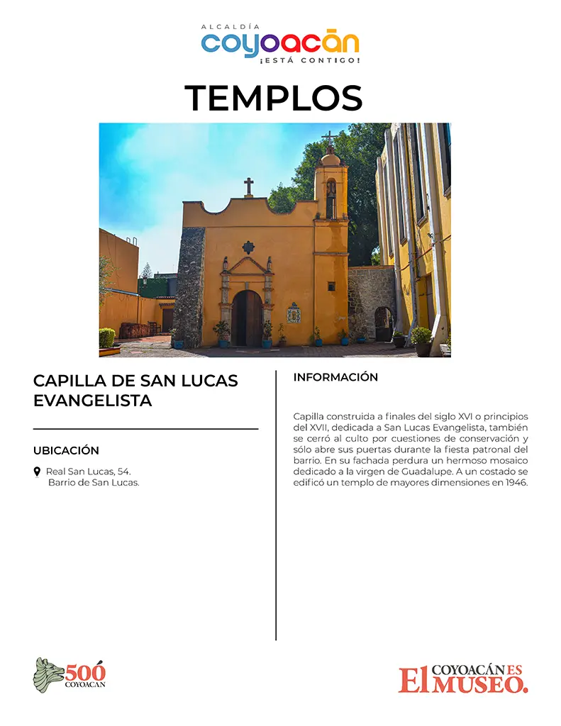 Cédula Capilla de San Lucas Evangelista