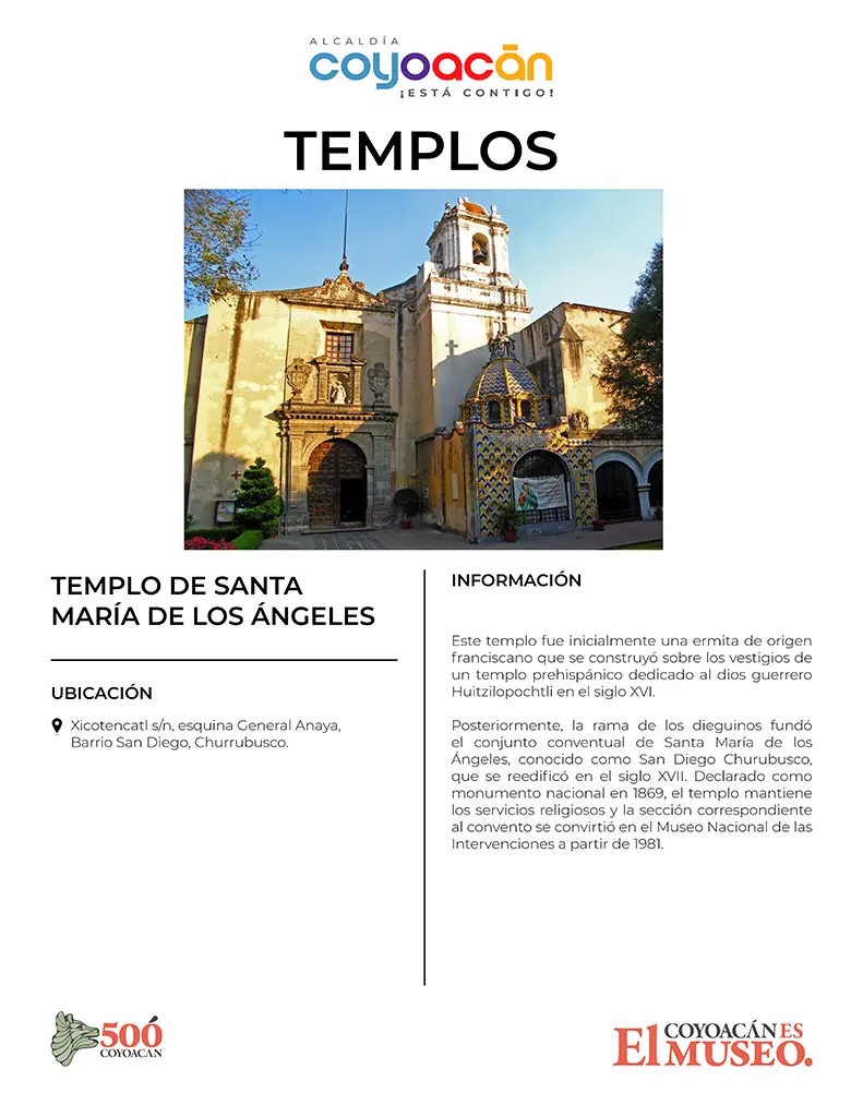 Cédula Templo de Santa María de los Ángeles