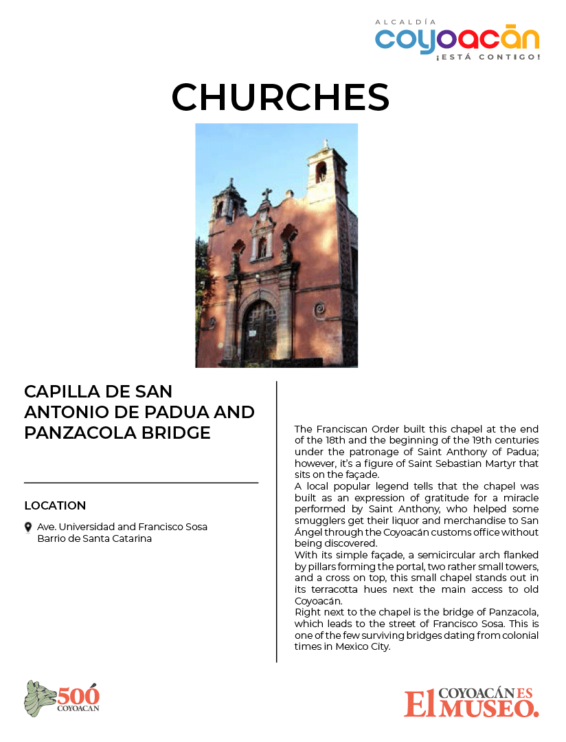 Churches - Capilla de San Antonio de Padua and Panzacola Bridge