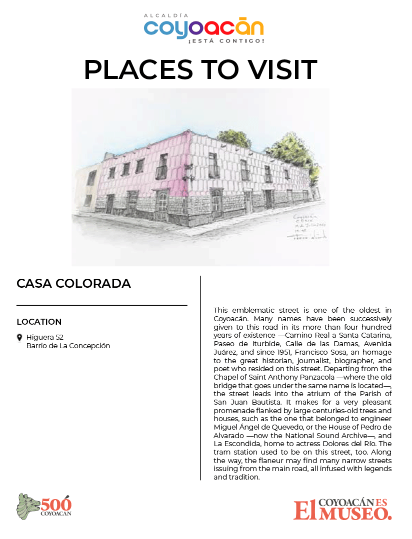 Places to visit - Casa Colorada