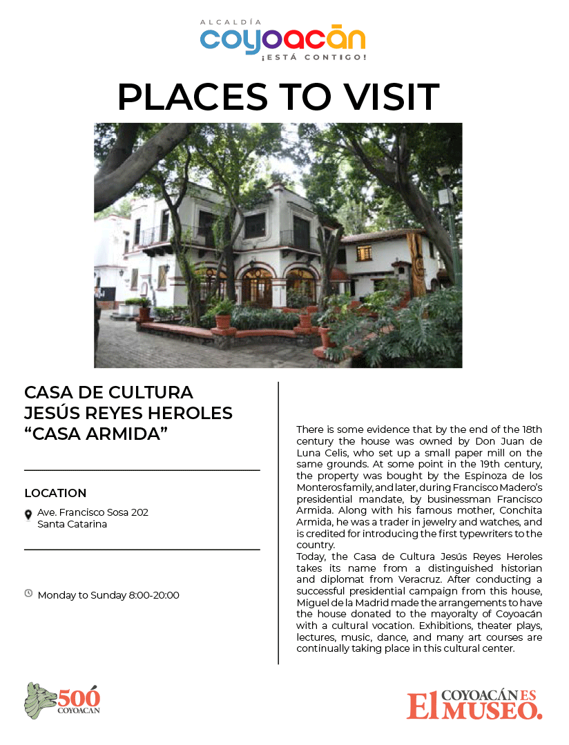Place to visit Casa de cultura Jesús Reyes Heroles - Casa Armida