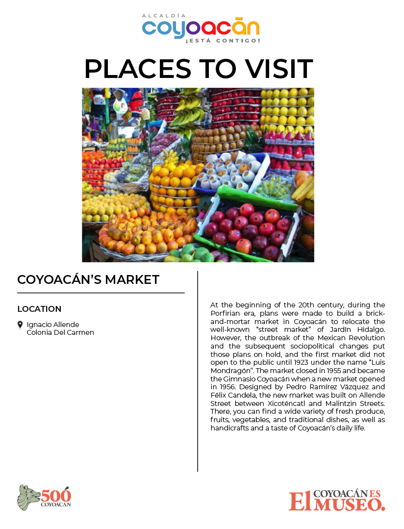 Places to visit - Coyoacán Market