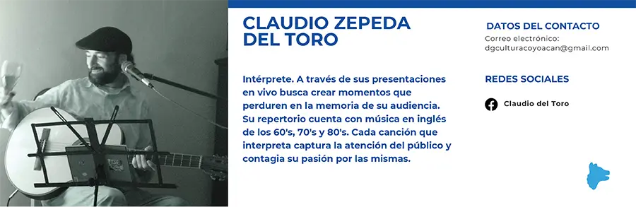 Claudio Zepeda Del Toro -Musica